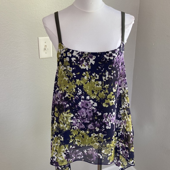 Joseph Ribkoff floral sleeveless top - Picture 2 of 8